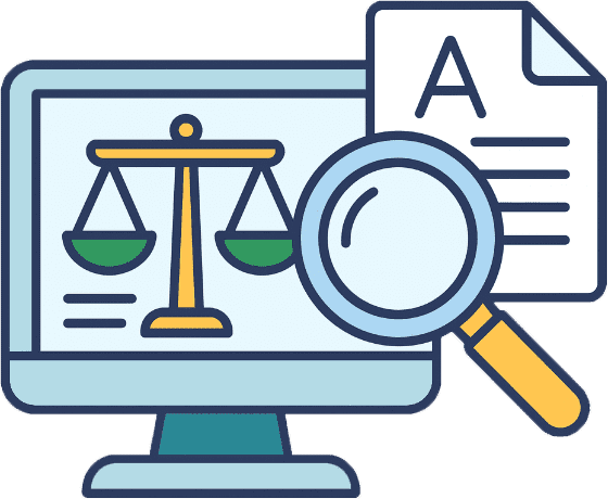 Attorney and expert witness reviewing case documents